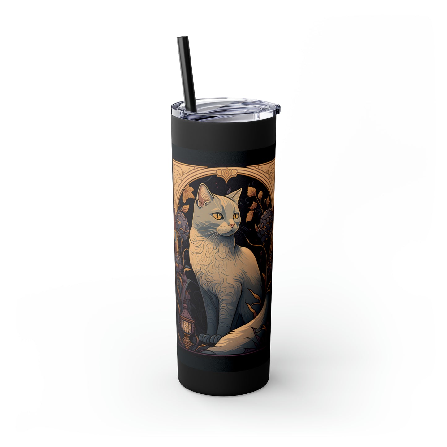 Skinny Tumbler with Straw, 20oz