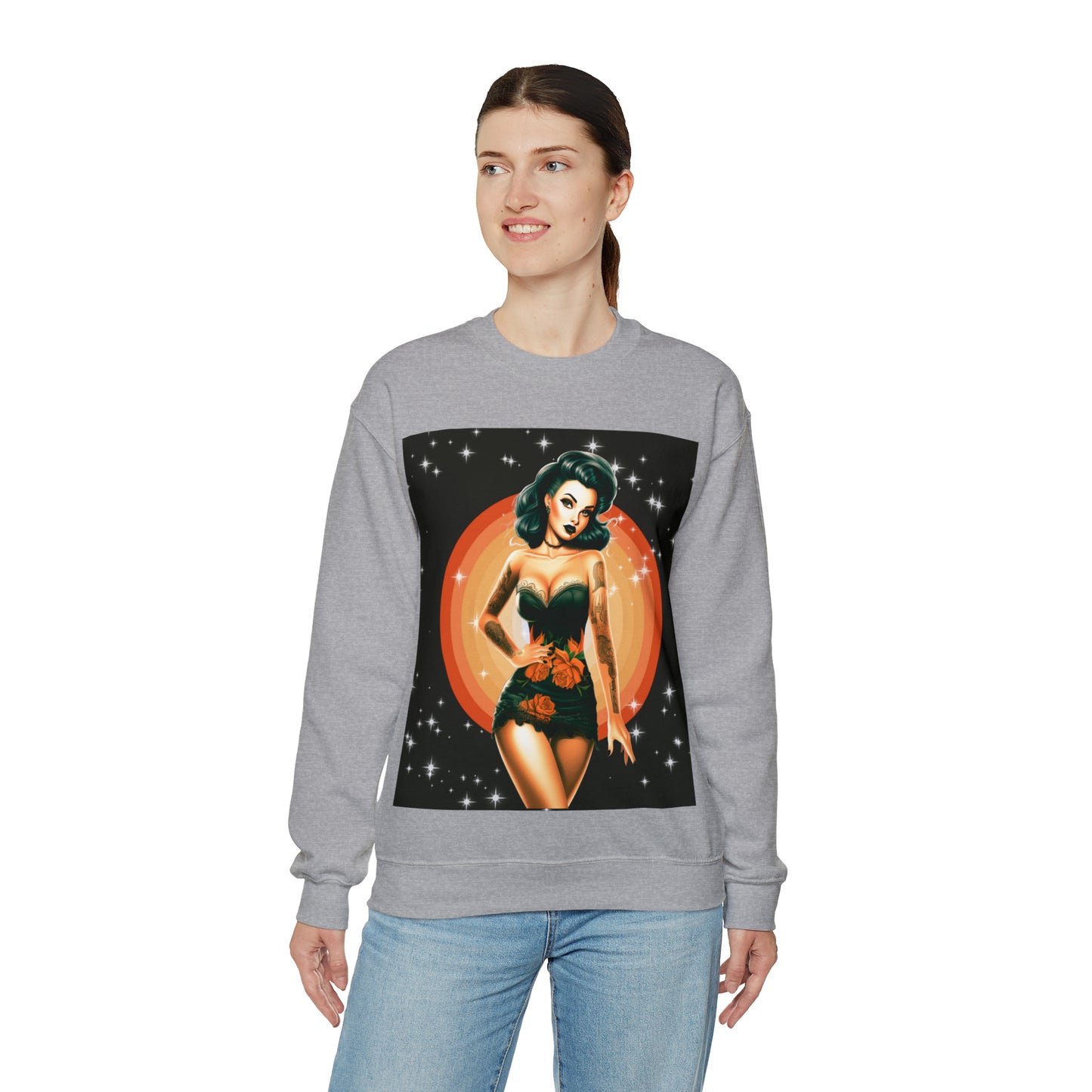 Pinup Halloween sweatshirt