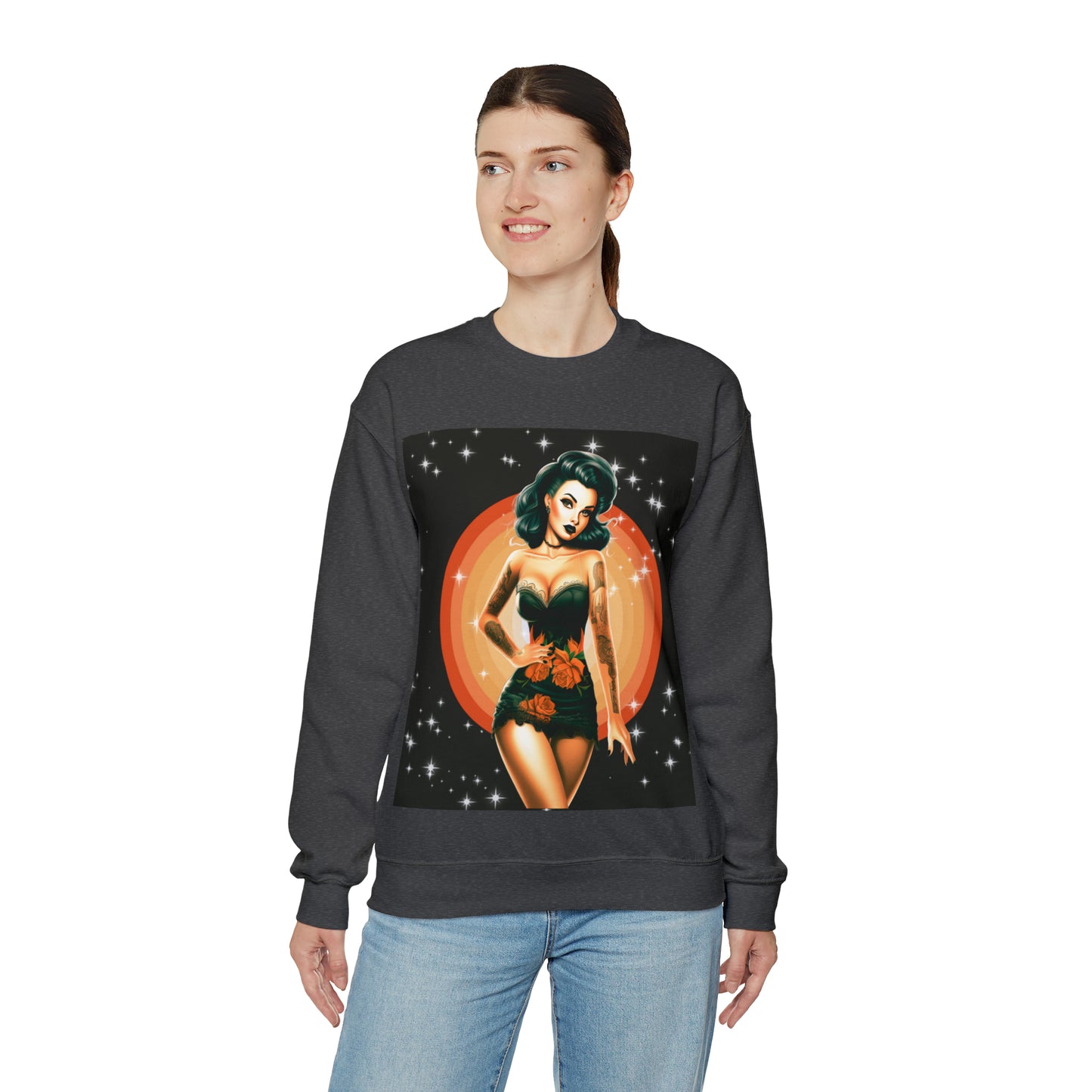 Pinup Halloween sweatshirt