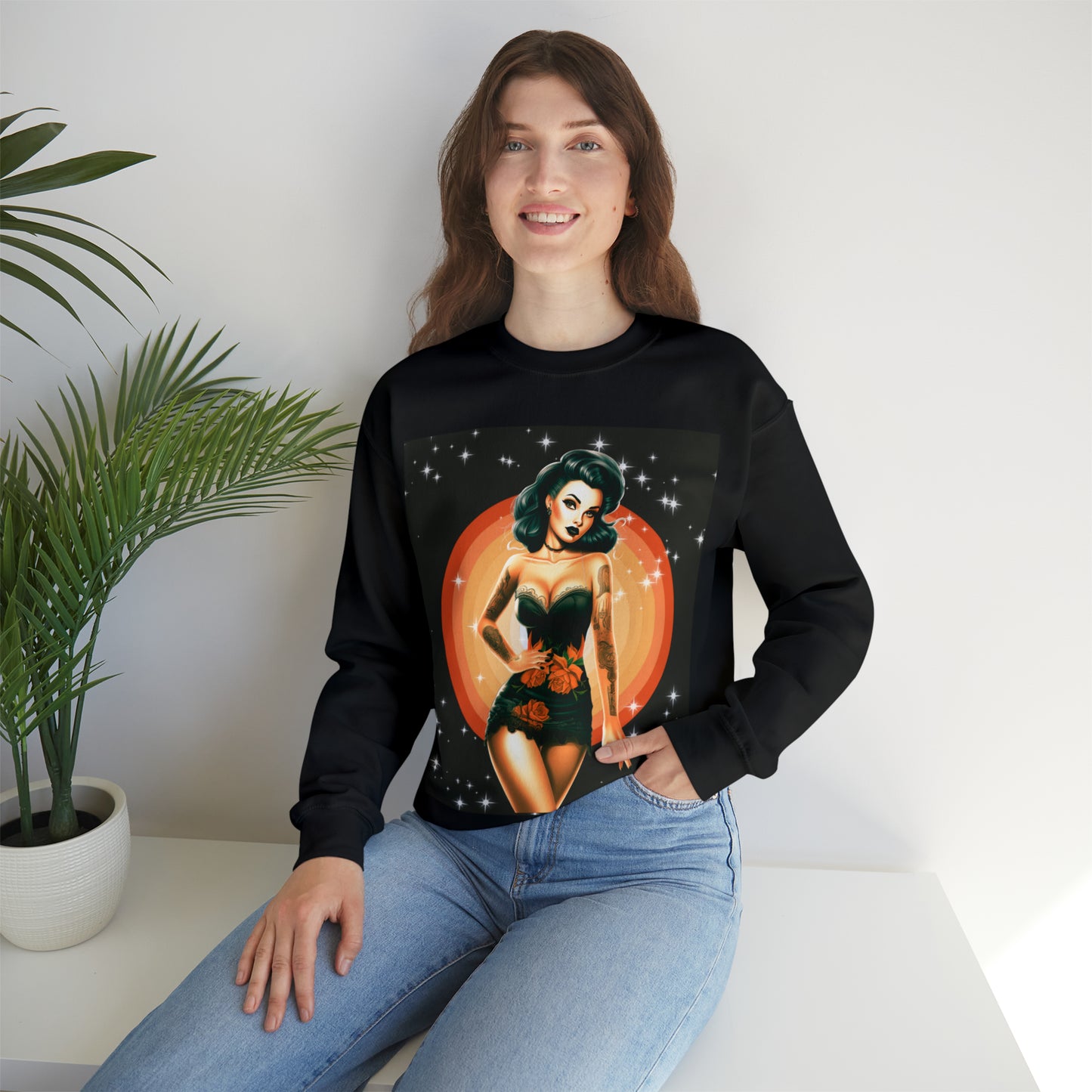 Pinup Halloween sweatshirt