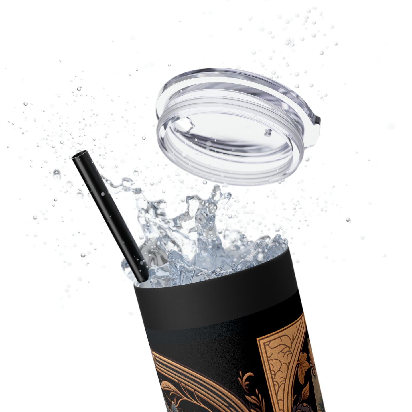 Skinny Tumbler with Straw, 20oz