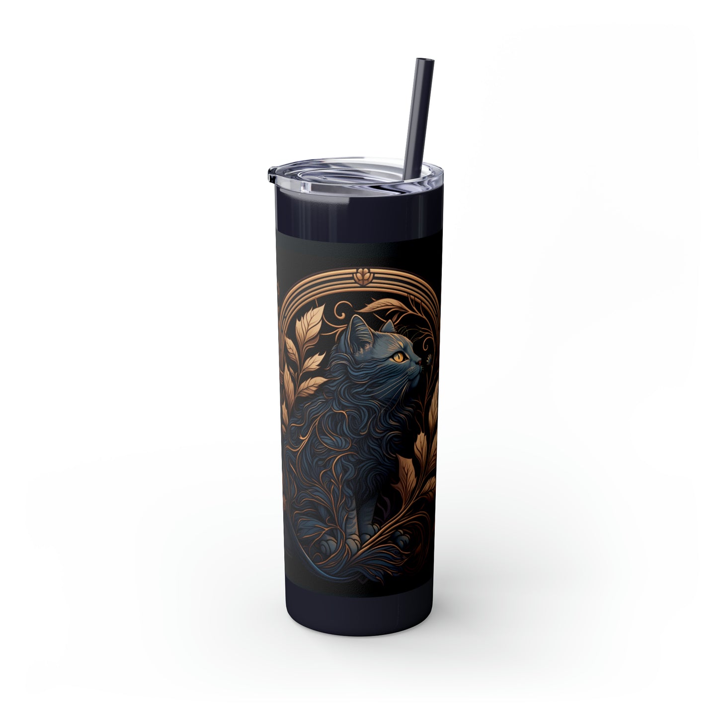 Skinny Tumbler with Straw, 20oz