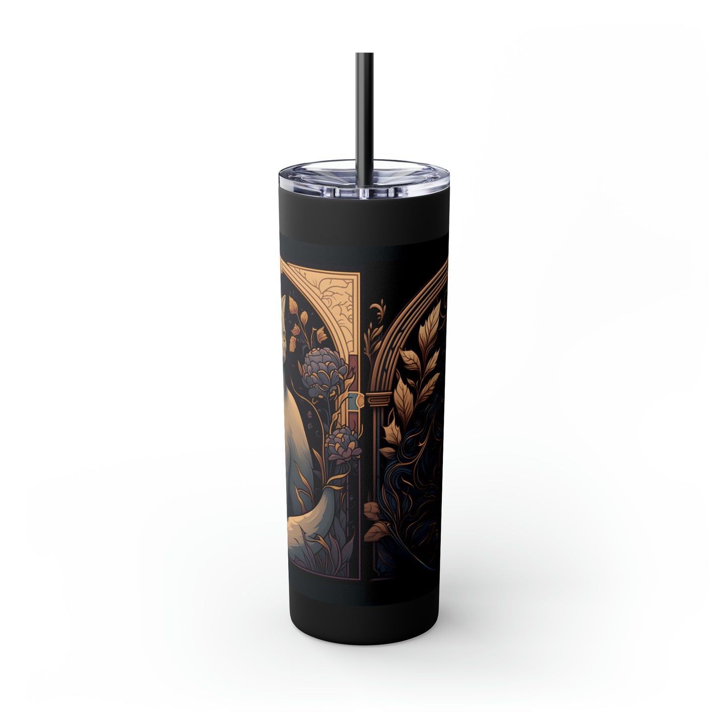 Skinny Tumbler with Straw, 20oz