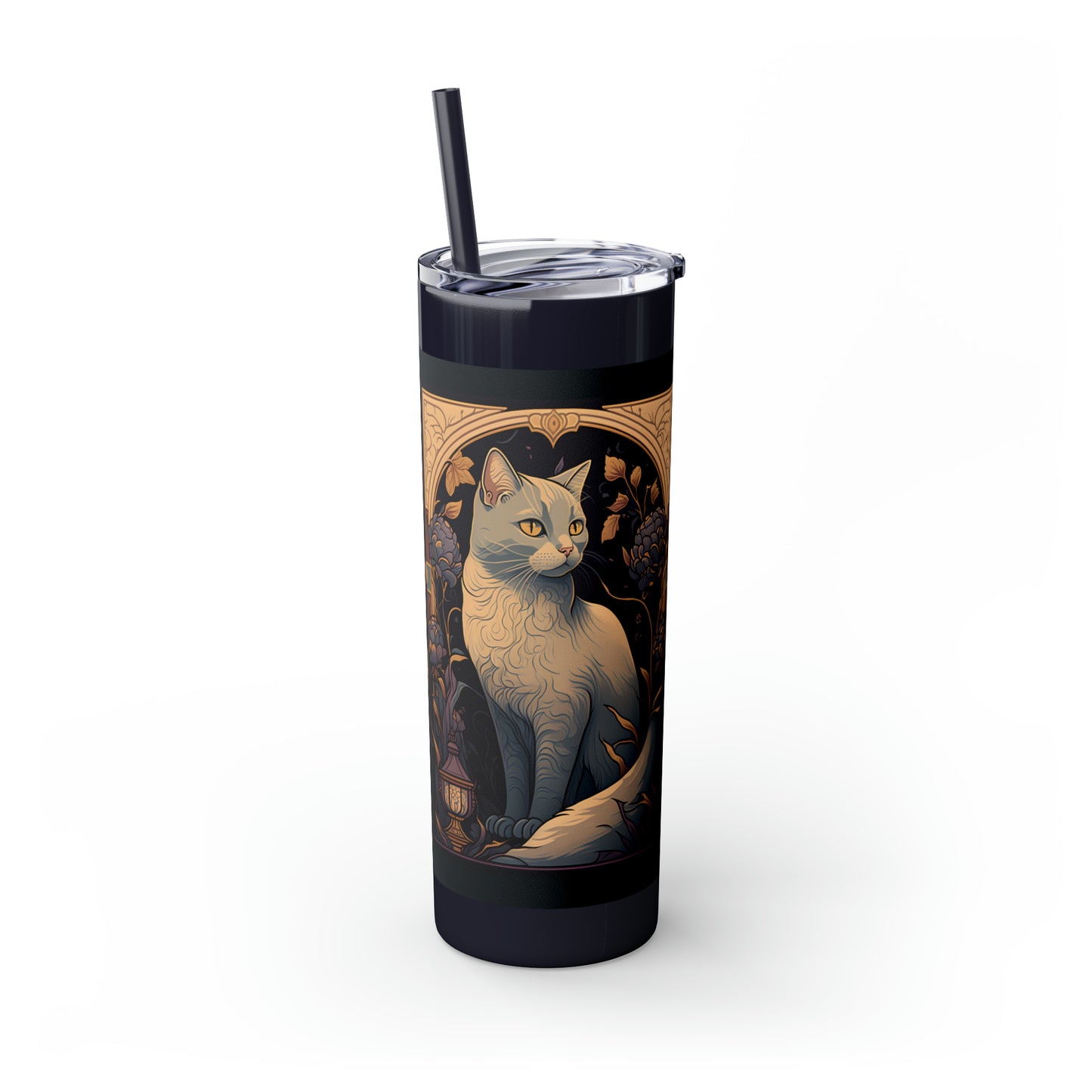 Skinny Tumbler with Straw, 20oz