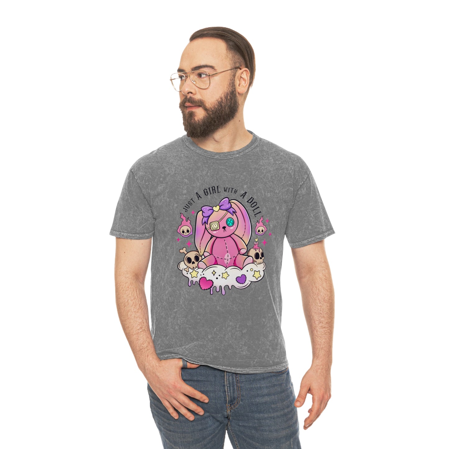 Dolls and Bats Mineral Wash T-Shirt '