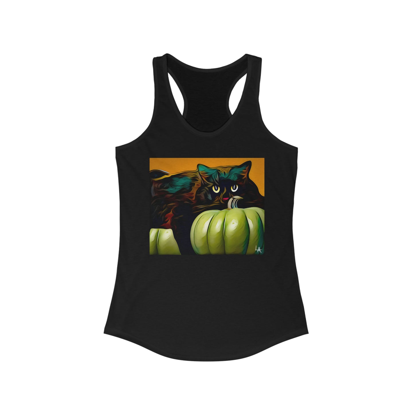 Black Cat Women's Ideal Racerback Tank