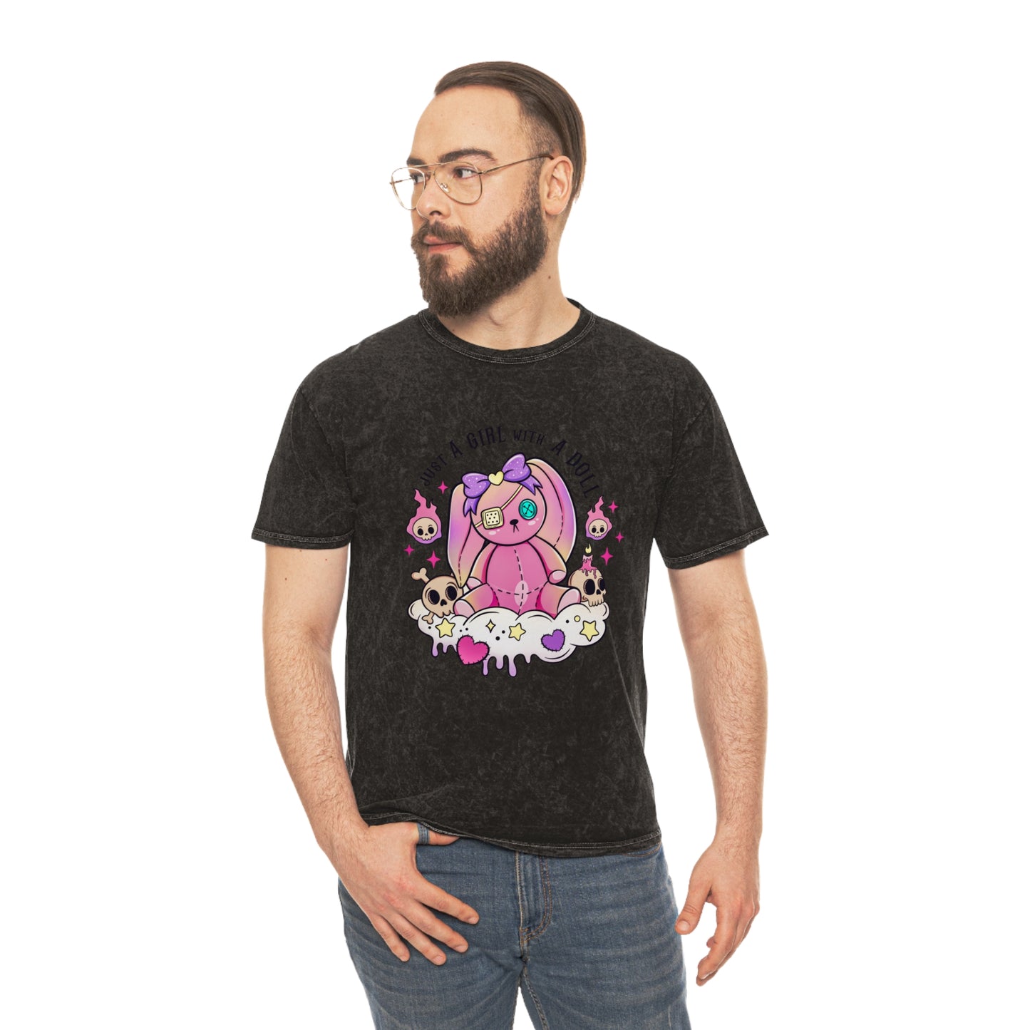 Dolls and Bats Mineral Wash T-Shirt '