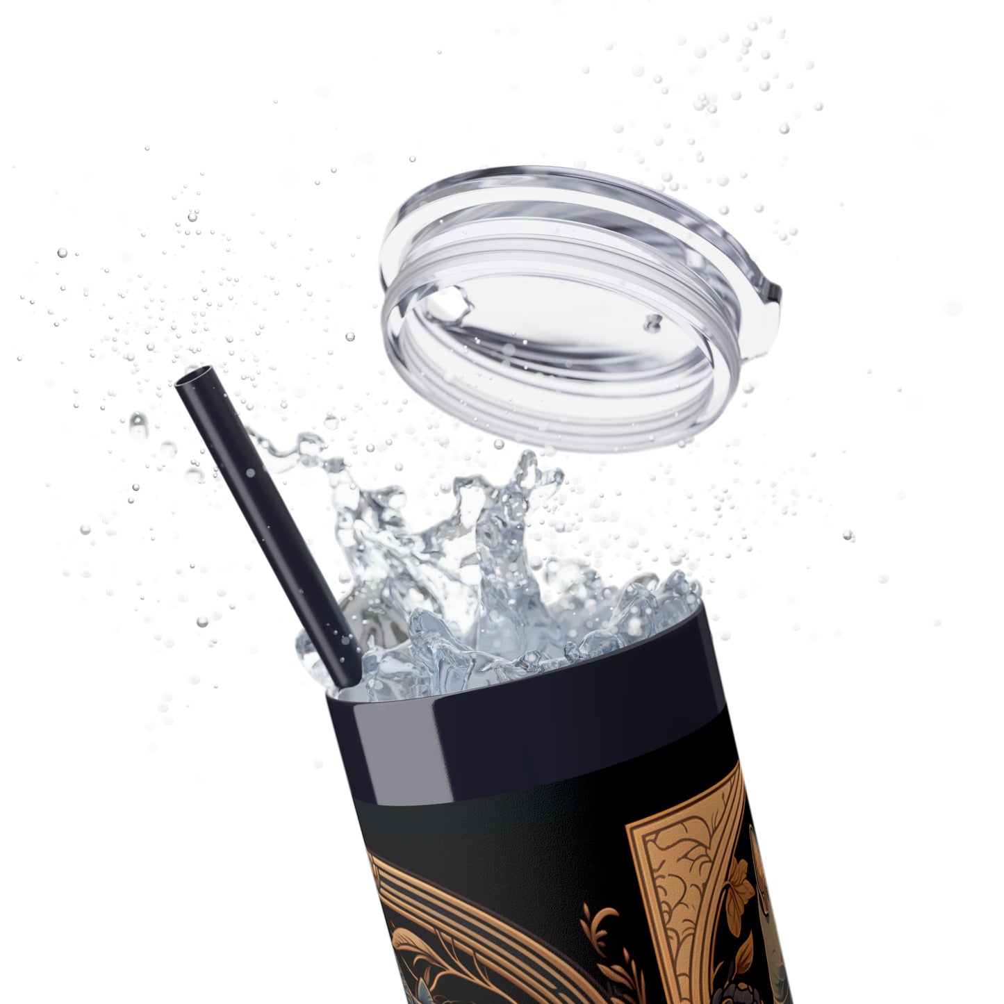 Skinny Tumbler with Straw, 20oz