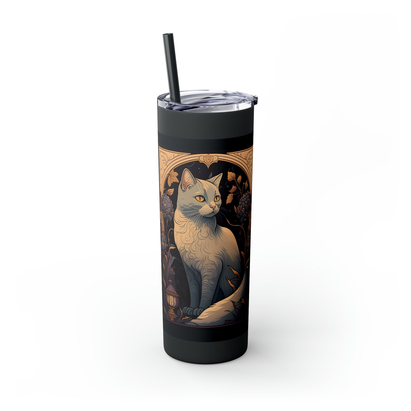 Skinny Tumbler with Straw, 20oz