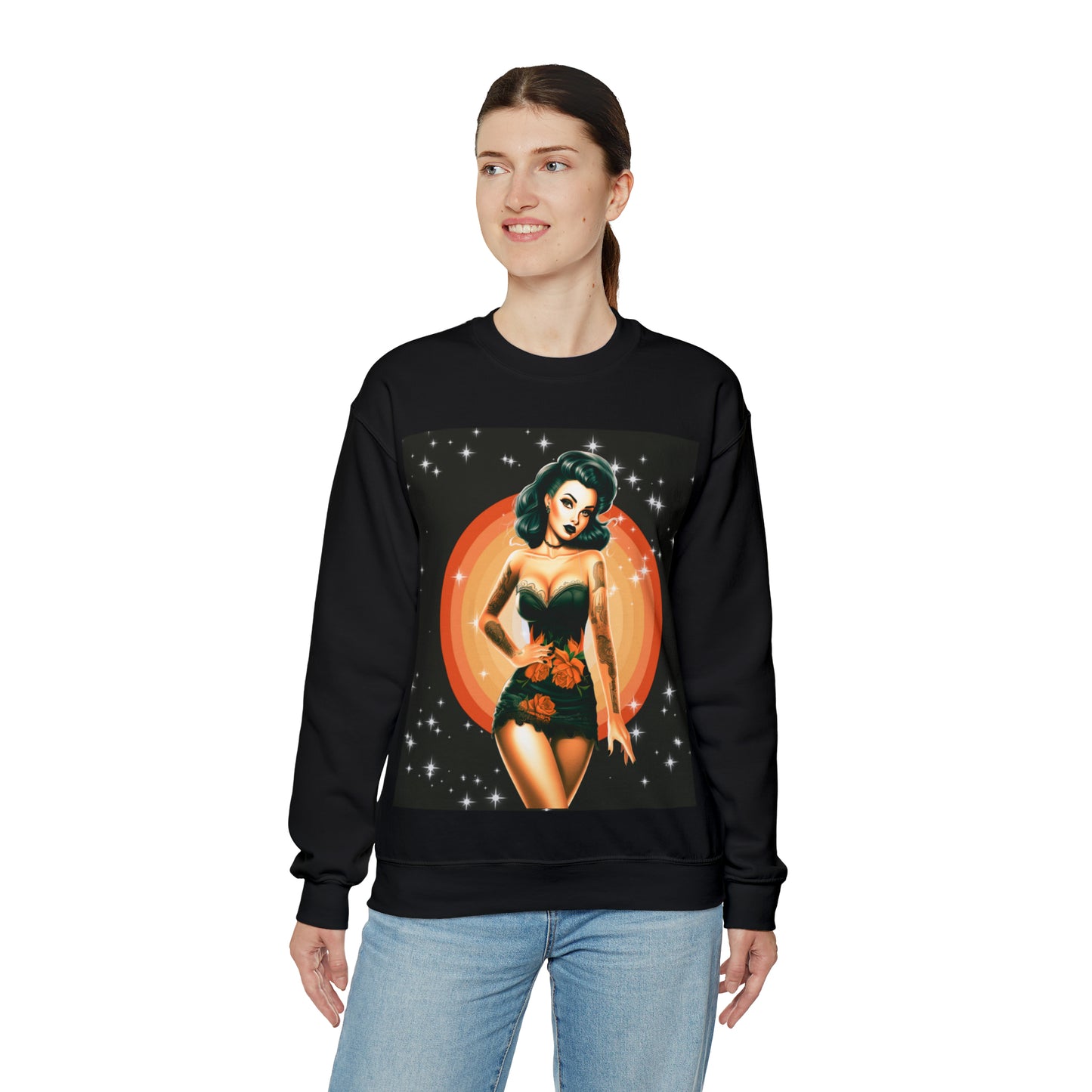 Pinup Halloween sweatshirt